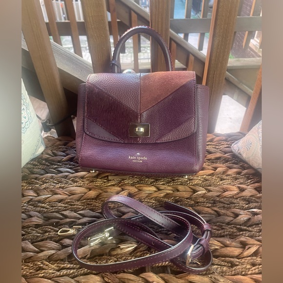 Kate Spade Shonna Serrano Patchwork Satchel Leather Bag - Picture 3 of 11